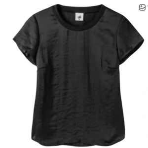 Cabi Black You Complete Me short sleeve blouse size XL top by CAbi